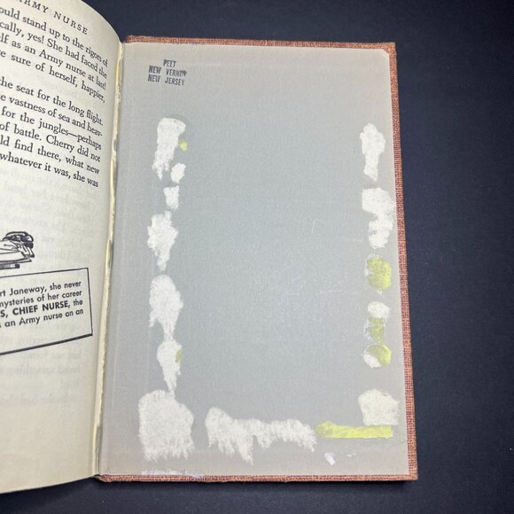 VTG 1944 Cherry Ames Army Nurse Grosset & Dunlap Hardcover Book by Helen Wells - Picture 12 of 12
